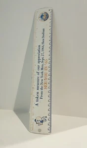 1964 NY METS FAN APPRECIATION RULER Giveaway AUTHENTIC Vintage - Picture 1 of 2