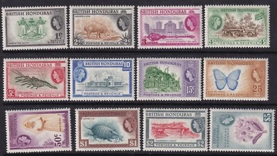 BRITISH HONDURAS 1953/62 SG179/190 MNH - Изображение 1 из 2