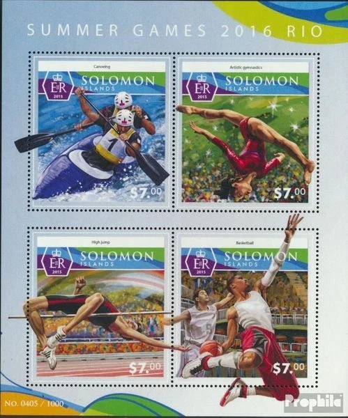 Salomoninseln 3471-3474 Sheetlet (complete issue) unmounted mint / never hinged  - Image 1 of 1