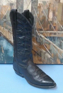 CAPEZIO-WOMEN'S BLACK LEATHER COWBOY/WESTERN BOOTS-sz 5.5 M - Picture 1 of 11