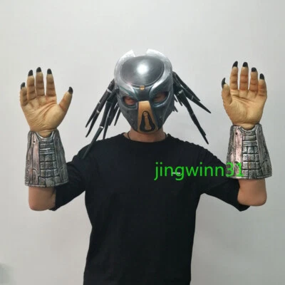 Halloween Alien Battle Iron Blooded Warrior Helmet Mask Alien Wolf Mask Gift New - Image 1 of 4