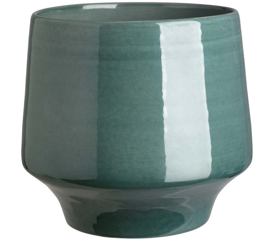 Blumentopf Übertopf Elsa aus Keramik versch. Größen Farbe türkis, Dehner - Bild 1 von 1