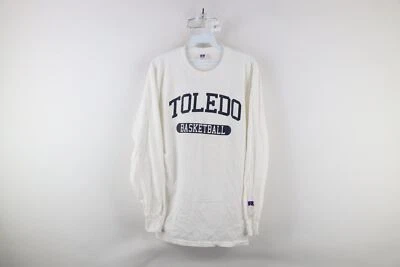 Vtg 90s Russell Athletic Mens M University Toledo Basketball Long Sleeve T-Shirt - Image 1 of 4