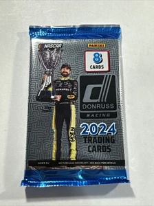 Tarjetas NASCAR 2024 Donruss Racing paquete sellado de fábrica de caja - 8 tarjetas - Imagen 1 de 2