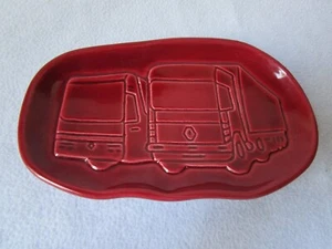 Renault Trucks Vehicules Industriels seltener Keramik-Werbe-Aschenbecher 16x10cm - Picture 1 of 4