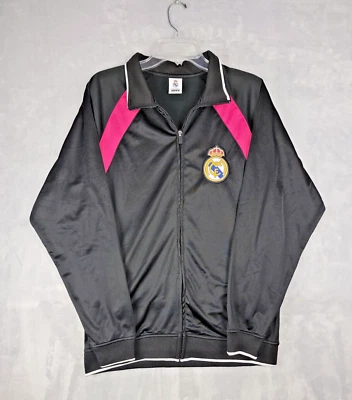 Chaqueta Grande Real Madrid Hombre Negra Rosa Fútbol Internacional Foto 1 de 4
