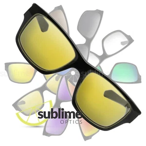 Transparent Yellow Replacement Lenses For Oakley Jupiter Squared - Picture 1 of 5