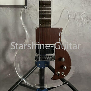 Dan Armstrong Electric Guitar Acrylic Body Maple Neck Chrome Hardware Fast Ship