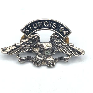 VTG 1994 Sturgis Vest Pin Badge 2" Harley Davidson Jacket Hat Pin VGUC! - Picture 1 of 4