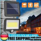 Solar COB LED Street Light for Home Garden Path Yard PIR Motion Sensor Wall Lamp