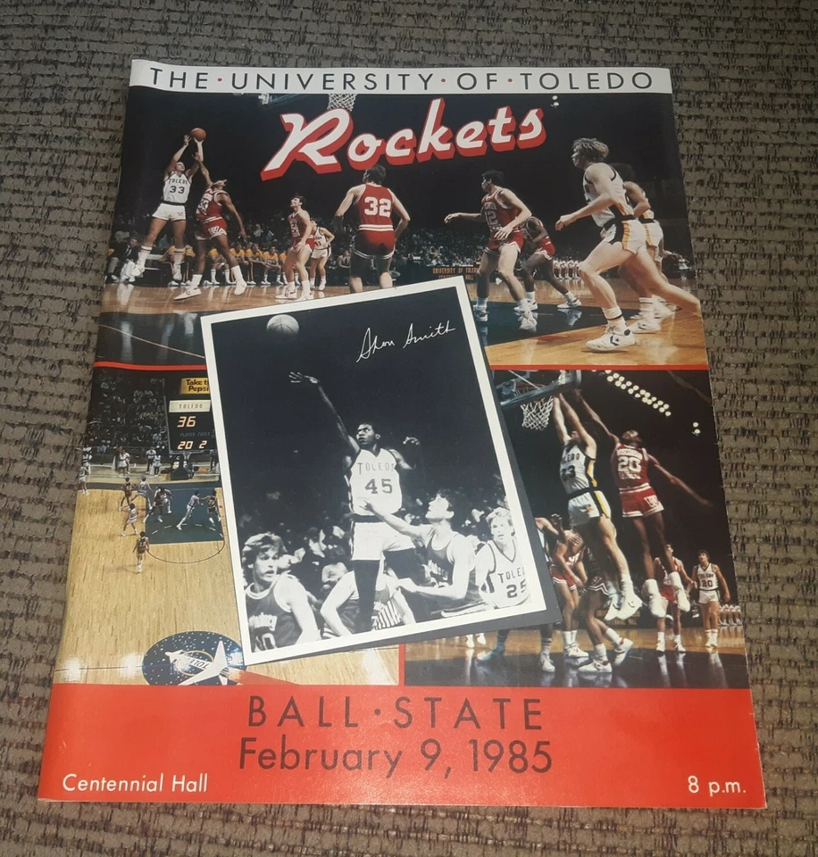 1985 University of Toledo Rockets v BALL STATE book BASKETBALL PROGRAM Ohio VTG - Image 1 of 1