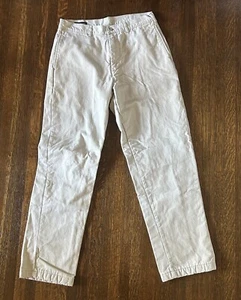 Men's Lands End Flannel Lined Chino Pants, Sz 32, Pre-Owned - Picture 1 of 4
