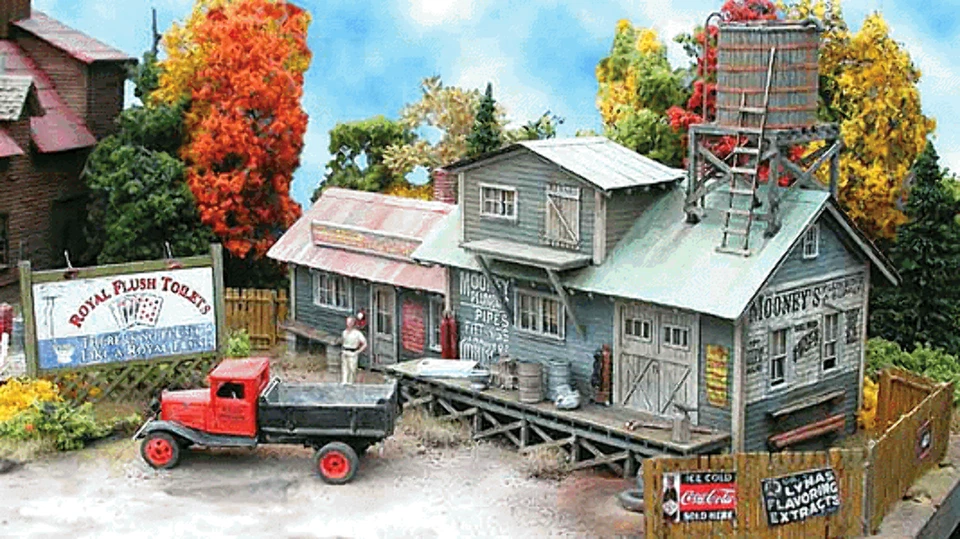 Bar Mills Escala Modelo Funciona Escala 821 N Escala Mooney's Plumbing Craftsman Kit Foto 1 de 1