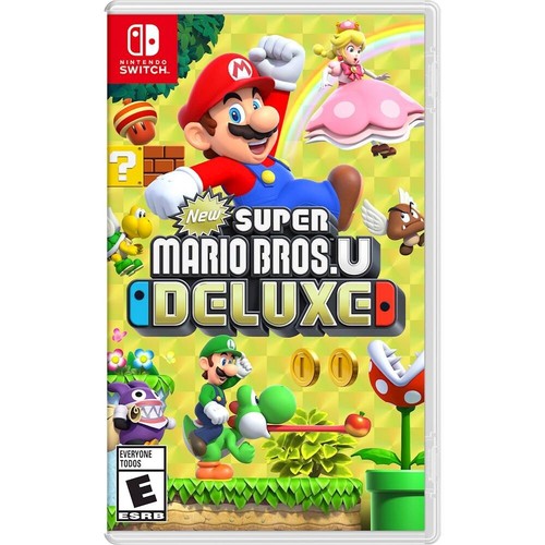 Neu Super Mario Bros U Deluxe - Nintendo Switch (USA - Region kostenlos) NEU