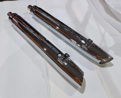 Silenciador de escape Geuine Polaris LH RH Indian Motorcycle cromado 2014-19 etapa 0 Foto 1 de 4