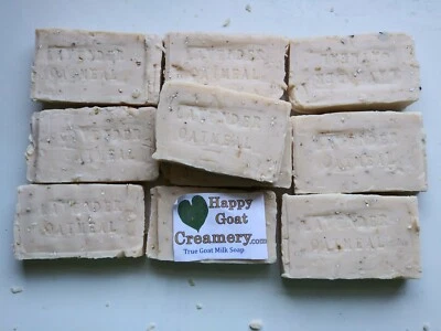 10 BARS GOAT MILK SOAP YOUR PICK VEGETABLE OIL HAPPY GOAT CREAMERY CHEAP FUN NEW - Image 1 of 4