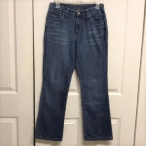 Kikit Blue Denim 5 Pocket Mid Rise Stretch Jeans Size 6 - Picture 1 of 7