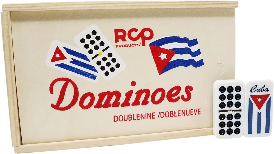 RCP Domino Cuban (DOMINO CUBANO DOBLE NUEVE) double NINE DOMINOES fun game - Image 1 of 4
