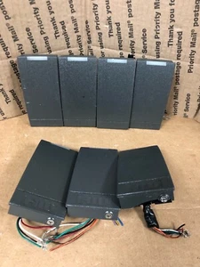 PARTS! (X7) HID iClass Mini Mullion Smart Card Reader Entry Point 6100AGN0000 - Picture 1 of 9