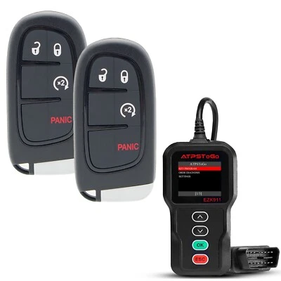 Key fob Replacement Kit For Dodge Ram 1500 2500 3500 2013 2014 2015 2016 2017 Foto 1 de 4