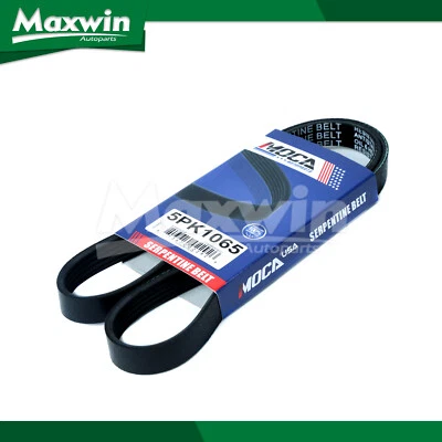 Cinturón serpentino EPDM 5PK1065 apto para Mazda 626 MX-6 Mitsubishi Honda Prelude Ford Foto 1 de 4
