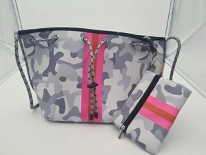 Bolso de neopreno Moo'ilo bolso camuflaje blanco pequeño PVP 120 € NUEVO - Imagen 1 de 3