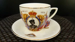 Queen Elizabeth II 1953 Coronation cup and saucer , free delivery - Picture 1 of 8