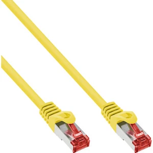 InLine® Patchkabel, S/FTP (PiMf), Cat.6, 250MHz, PVC, Kupfer, gelb, 10m - Bild 1 von 1