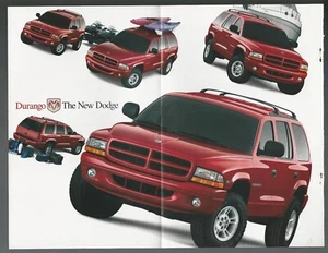 1998 DODGE DURANGO 5-page advertisement, Red Dodge SUV, print ad - Picture 1 of 6