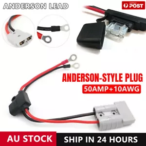 Ready to Use 50Amp Anderson Plug Extension Lead 6mm Twin Core - Picture 1 of 12