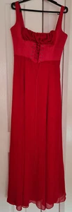 Dress red size 10 Studibaker Hawk Australia Vintage - Picture 1 of 11