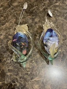 2 Bradford Exch Dolphin Majesty Christmas Ornament Set 1-2003 Christian Lassen - Picture 1 of 5