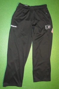 Pantaloni riscaldanti da uomo NHL Philadelphia Flyers, Reebok Center Ice, neri taglia M, usati in ottime condizioni - Foto 1 di 6
