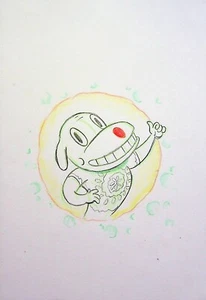 Cuaderno de bocetos de arte Disney Teacher's Pet 2000 original Moisés Macasinag dibujado a mano - Imagen 1 de 2