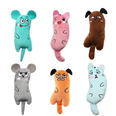 Catnip Toys Pet Cat Kitten Chew Toy Teeth Cleaning Interactive for Fun & Play - Imagen 1 de 4