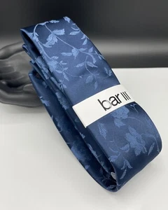 Bar III Men's Silk Blend Tie ~ Blue ~ Floral Pattern ~ Narrow ~ MSRP: $55. - Picture 1 of 4