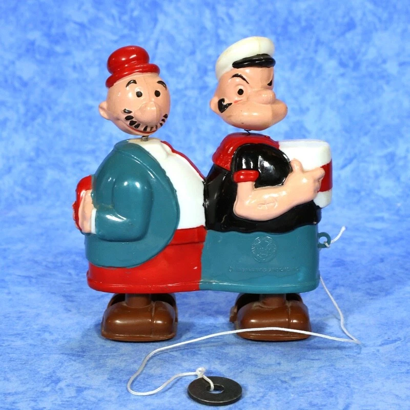 1960-е POPEYE и WIMPY RAMP WALKER от Marx Игрушки ИЗЯЩНЫЕ! - Изображение 1 из 1
