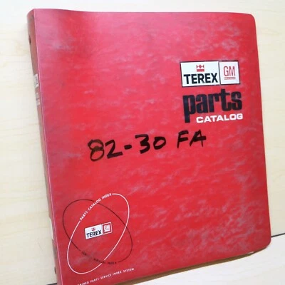 TEREX 82-30 FA Crawler Tractor Spare Parts Manual book catalog bulldozer list  - Image 1 of 4