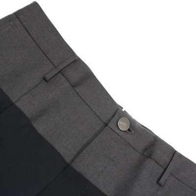 Pantalones de vestir Incotex nuevos con etiquetas talla 46 (30 EE. UU.) ajuste cónico en azul y gris 100 % lana Foto 1 de 4