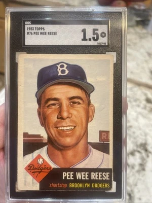 1953 Topps - Pee Wee Reese #76 Foto 1 de 2