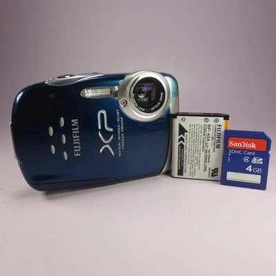 Fujifilm Digital Camera FinePix XP10 12.0MP Blue Tested - Image 1 of 4
