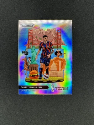2022 Christian Pulisic Prizm National Landmarks Qatar FIFA World Cup - Image 1 of 2