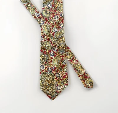 Винтажный многоцветный галстук Tango от Max Raab из хлопка сделано в США - Изображение 1 из 4