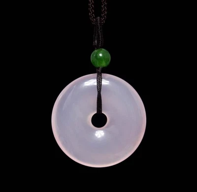 Colgante de ágata rosa natural china 10G A580 Foto 1 de 4