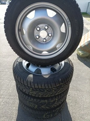 T5 T6 T6.1 Winterräder Dunlop 215/60R17C 7E0601027B DOT22 6-7mm + Sensoren  - Bild 1 von 4