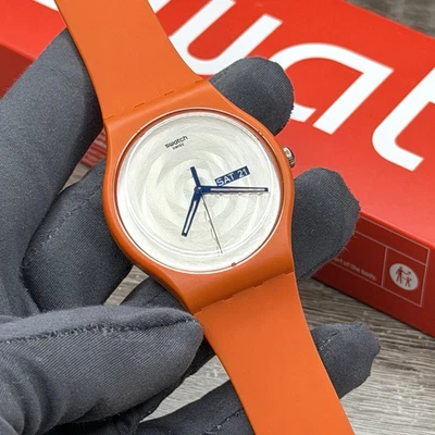 NEW✅LIMITED EDITION✅ Swatch Originals MULTI BROSS Orange Unisex Watch SUOO702 - Image 1 of 4
