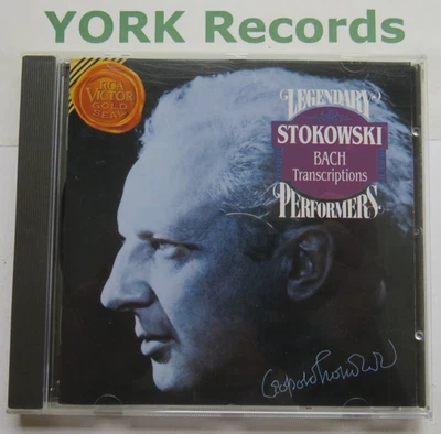 J.S. BACH - Transcriptions LEOPOLD STOKOWSKI - Excellent Con CD RCA Gold Seal - Image 1 of 3