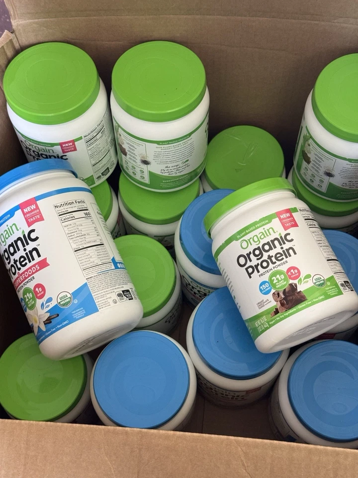 Органическая растительная суперпродуктовая протеиновая добавка порошок Orgain — 2 фунта - Изображение 1 из 1
