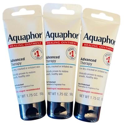 Aquaphor Pomada Curativa Tamaño Viaje Terapia Avanzada 1.75oz (Paquete de 3) Foto 1 de 2