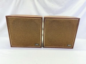 Wharfedale W35 Speakers Vintage Pair British HiFi Bookshelf Wood England 1960s - Picture 1 of 11